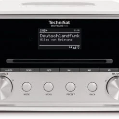 TechniSat DigitRadio 586 CD/Radio-System Weiß/silber