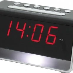 Soundmaster UR 8100 SI Uhrenradio Silber