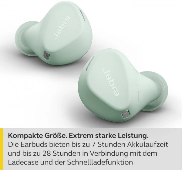 Jabra Elite 4 Active True Wireless Kopfhörer Mit ANC Light Mint – Bild 4