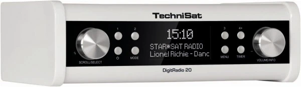 TechniSat DigitRadio 20 Heimradio Weiß